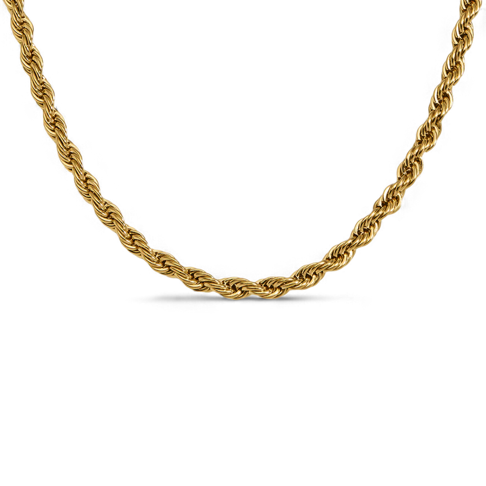4mm Rope Chain Necklace