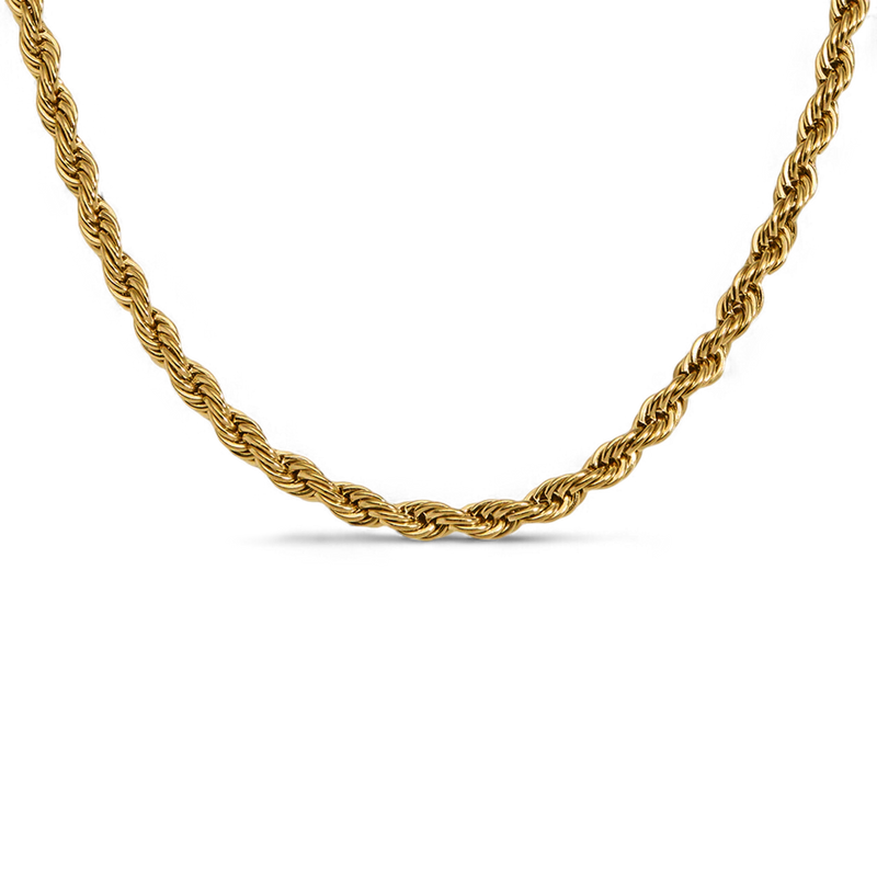 Collier chaîne corde 4 mm