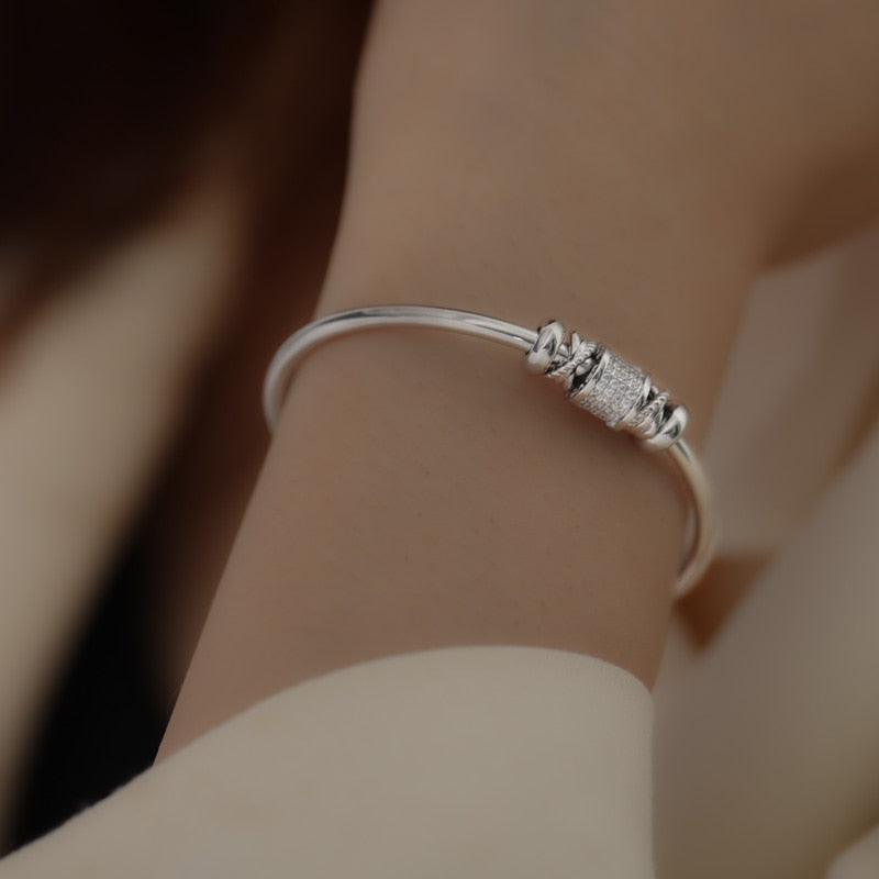 Lilium justerbart armbånd med glitrende steiner – bilde 4