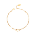 Bracelet mini cœurs entrelacés