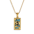 Collier tarot Le Monde
