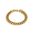 Bracelet chaîne cubaine 8 mm