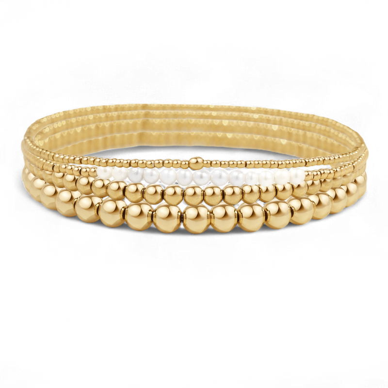 Ensemble de bracelets de perles au quotidien