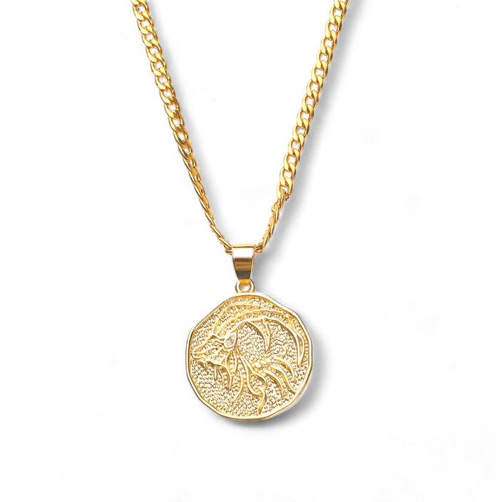 Collier médaille signe astrologique