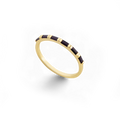 Bague diamant baguette