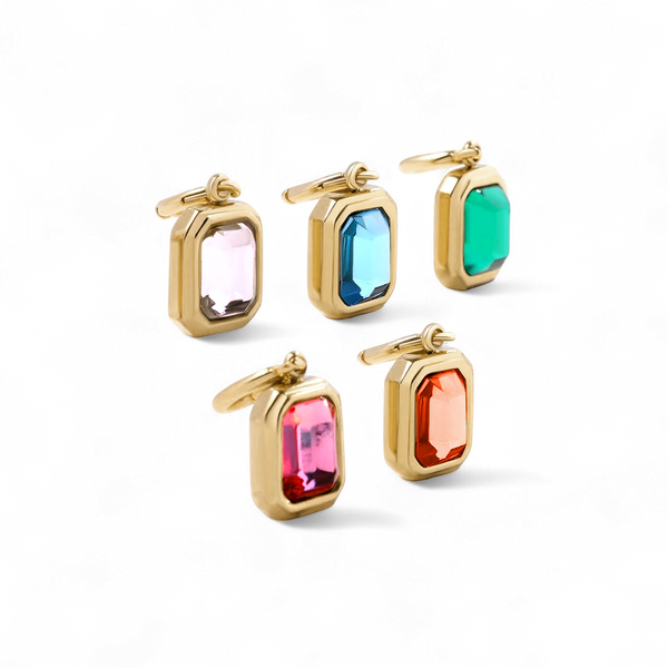 Baguette Birthstone Charm