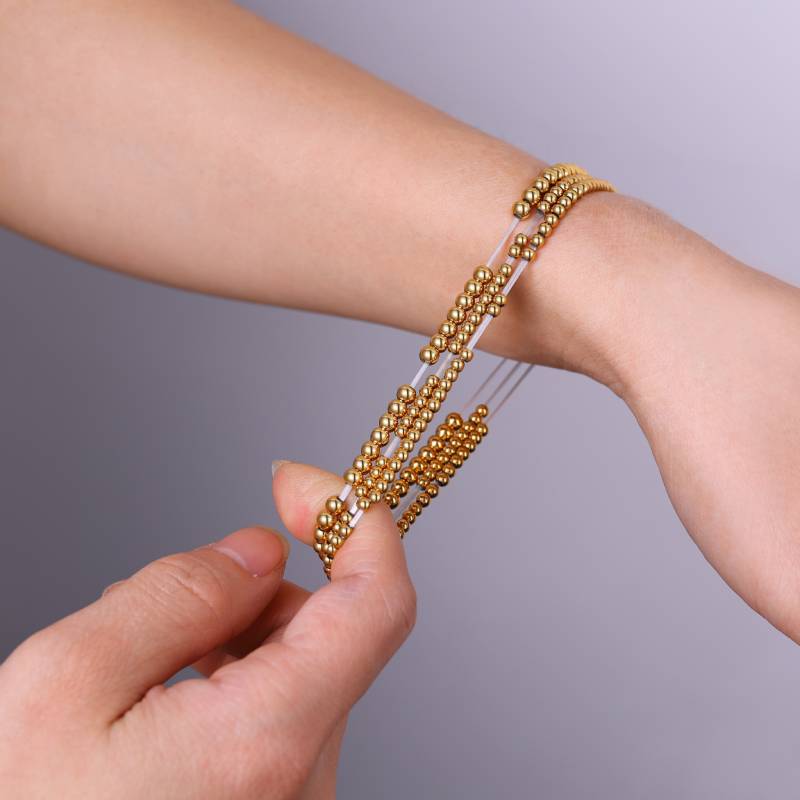 Mint & Lily Ensemble de Bracelets à Perles 433