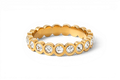 Bague éternité serti clos