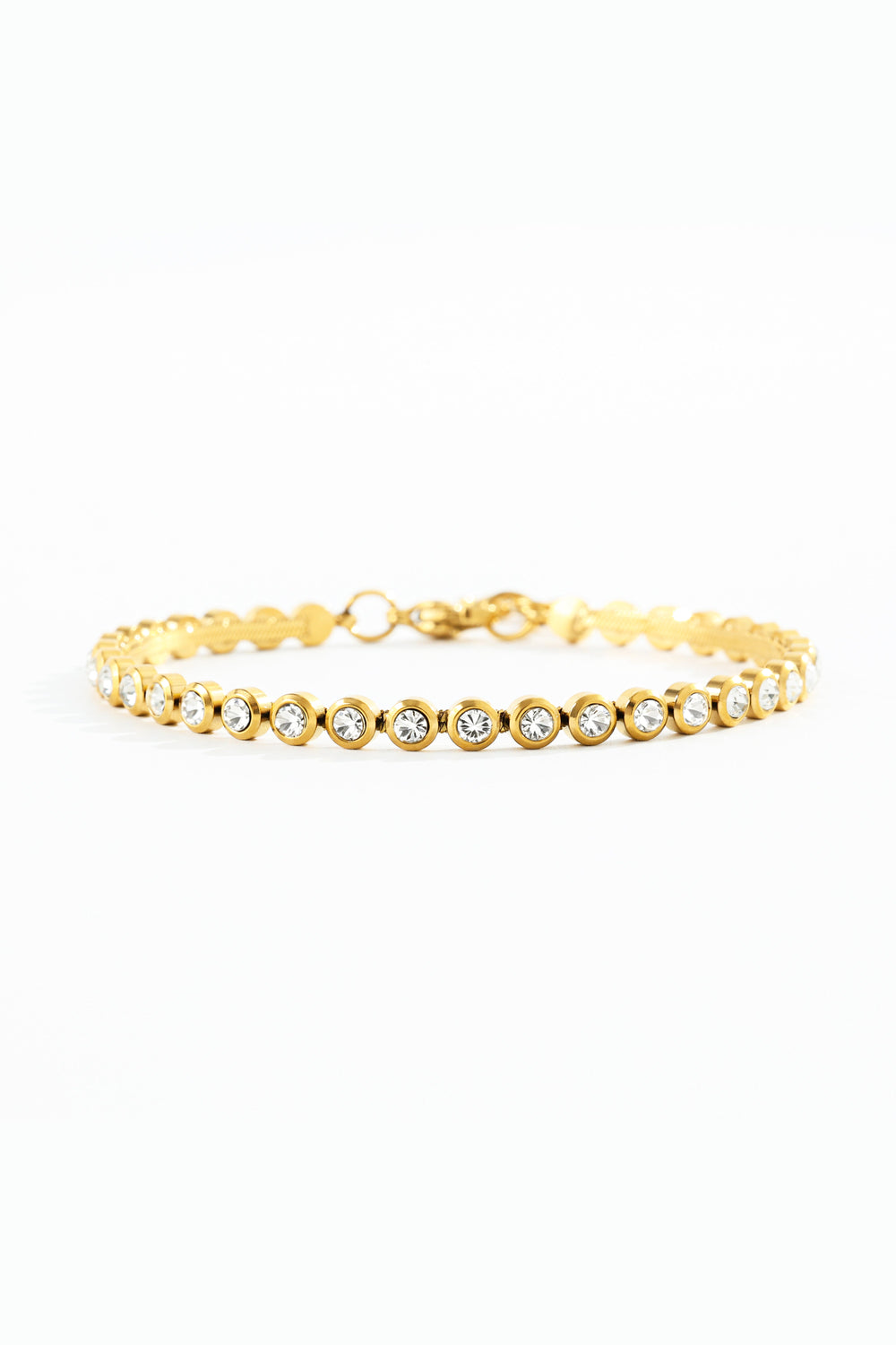 Bezel Tennis Bracelet