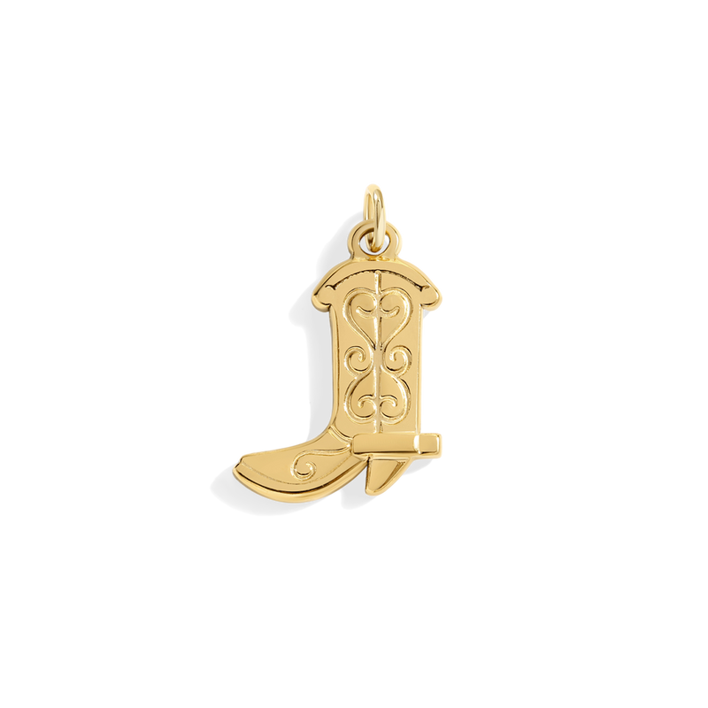 Breloque botte de cowgirl