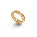 Bague chaîne gourmette