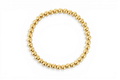 Bracelet à perles dorées délicat