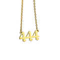 Collier nombre angélique délicat