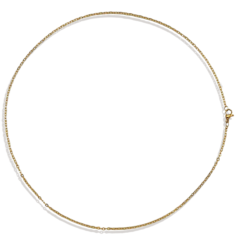 Collier chaîne forçat délicat