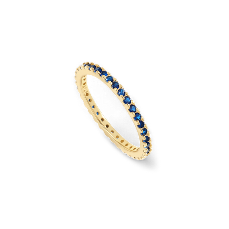 Bague éternité pierre de décembre