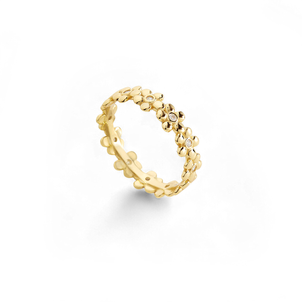 Diamonds & Daisies Eternity Ring
