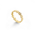 Bague éternité diamants et marguerites