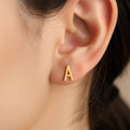 Boucles d’oreilles initiale fines