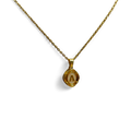 Collier initiale émaillée