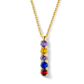 Collier familial à pierres de naissance classique