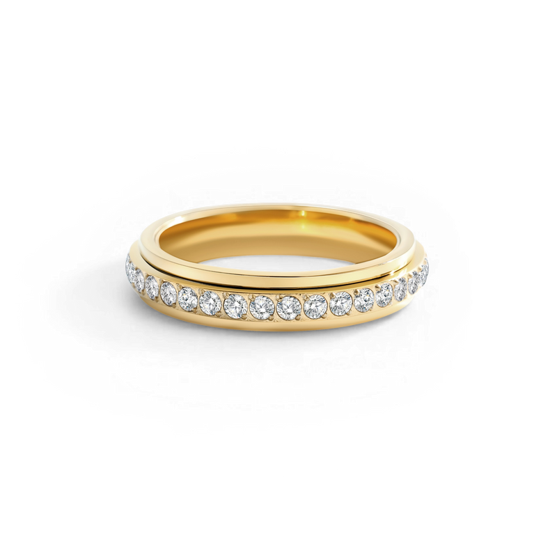 Bague éternité antistress rotative