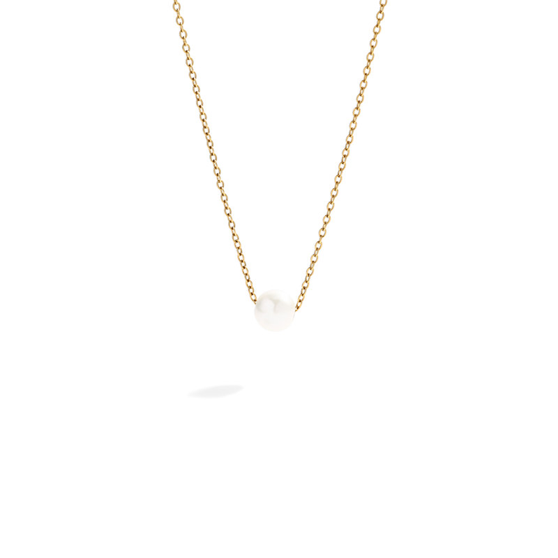 Collier perle flottante