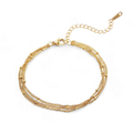 Bracelet satellite triple rang