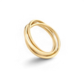 Bague antistress entrelacée délicate