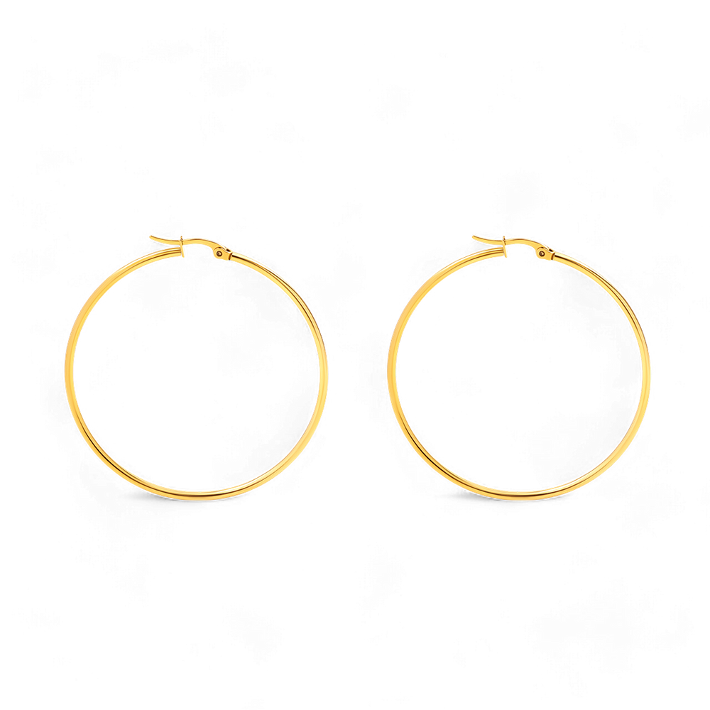 Lynette Large Hoop Earrings