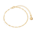 Bracelet chaîne pétale