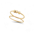 Ensemble de bagues antistress à perles