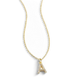 Collier initiale majuscule pavée
