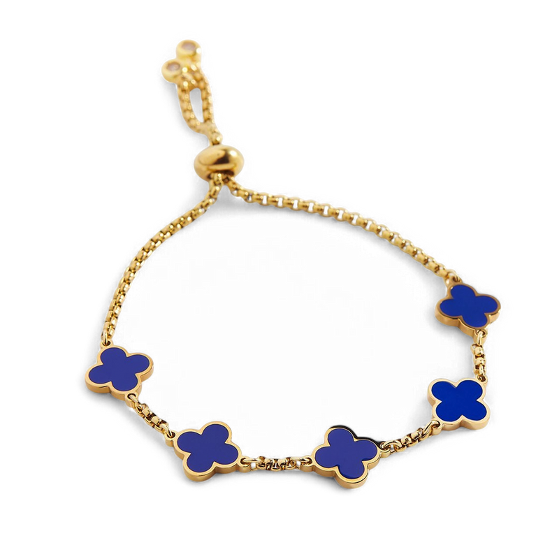 Bracelet charm trèfle