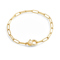 Bracelet trombone à perle