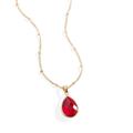 Collier goutte à pierre de naissance