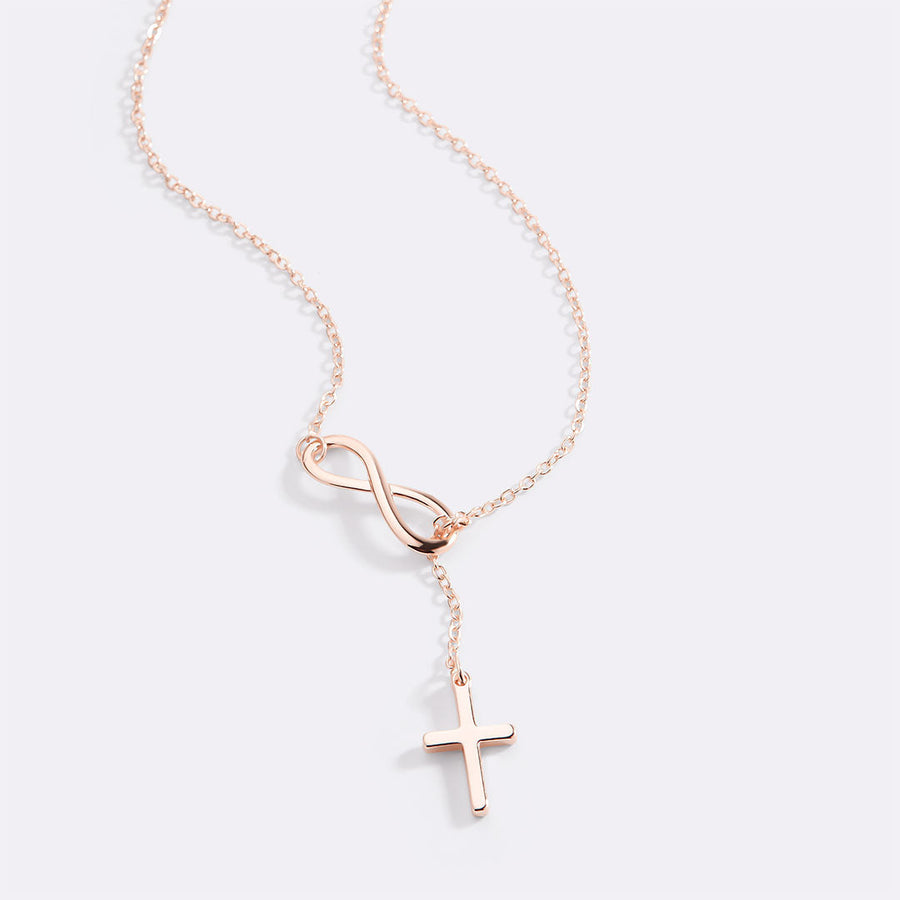 Halsband med evighetskorshänge