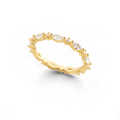Bague pierre fine taille marquise