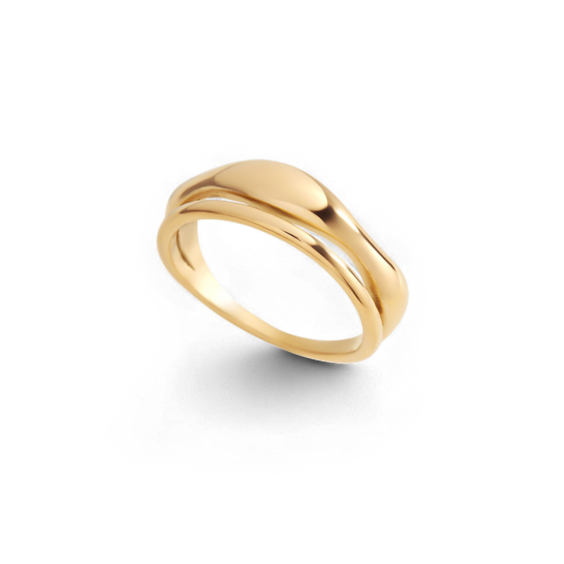 Bague ouverte moderne
