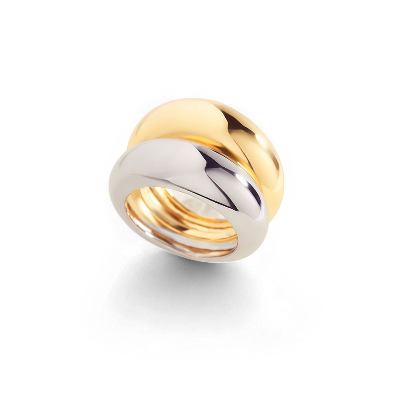 Bague bicolore Fusion
