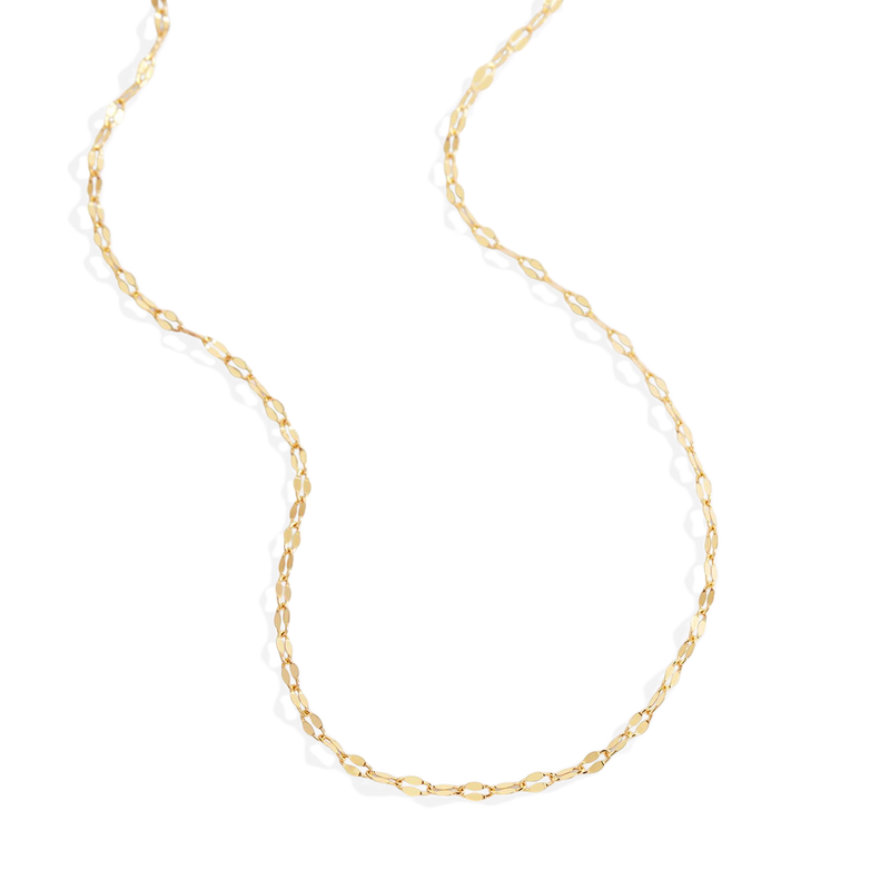 Collier chaîne pétale