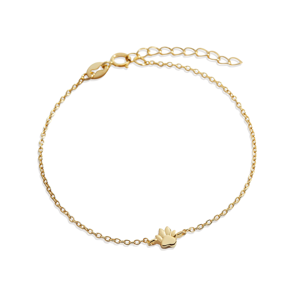 Armband med litet tassavtryck