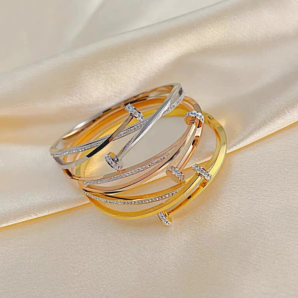 Raisa armbånd med glitrende steiner – bilde 3
