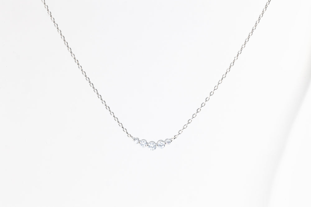 Mini Arc Diamond Necklace