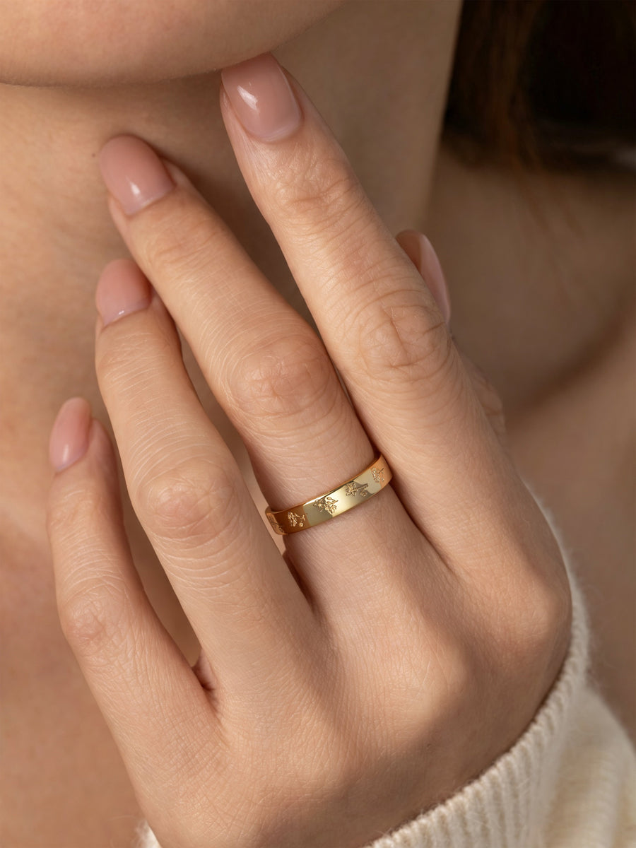 Mini Birth Flower Band