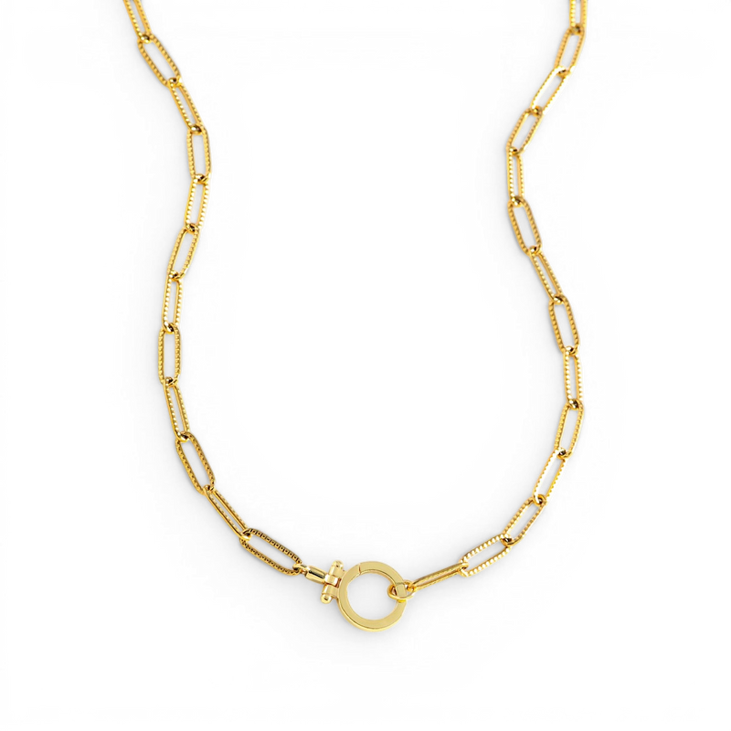 Collier trombone texturé