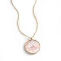 Collier pendentif nacre
