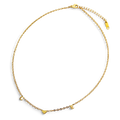 Collier initiale un cœur