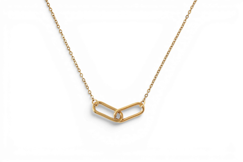 Collier maillons ovales