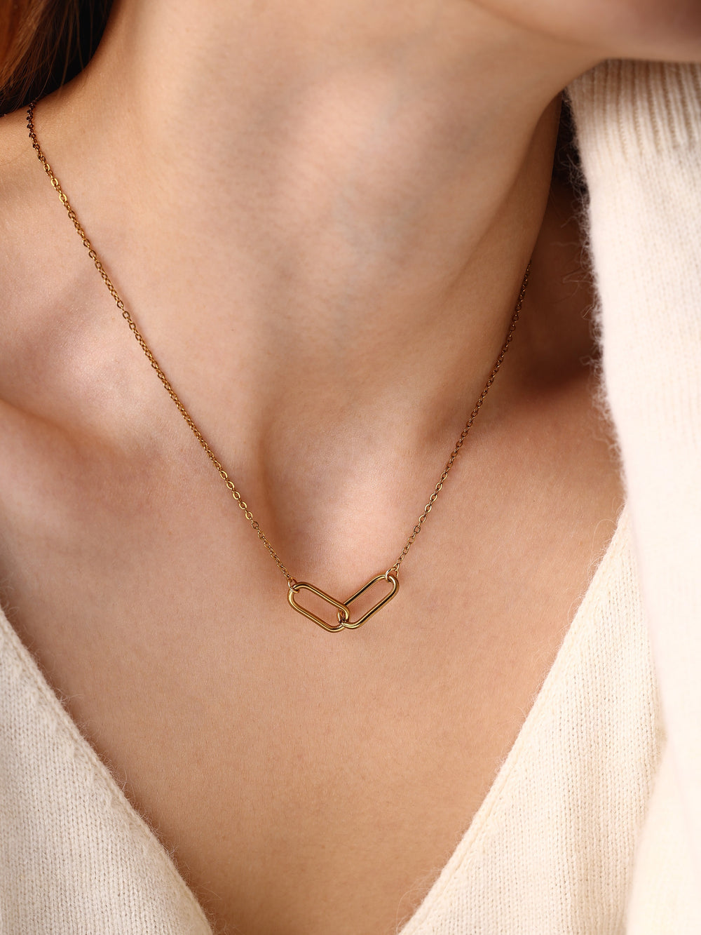 Oval Link Necklace