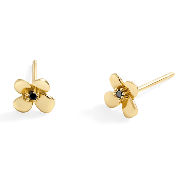 Boucles à tige florales délicates